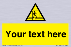 Custom Scaffold Incomplete Sign